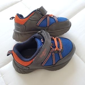 Oshkosh blue and orange sneakers
